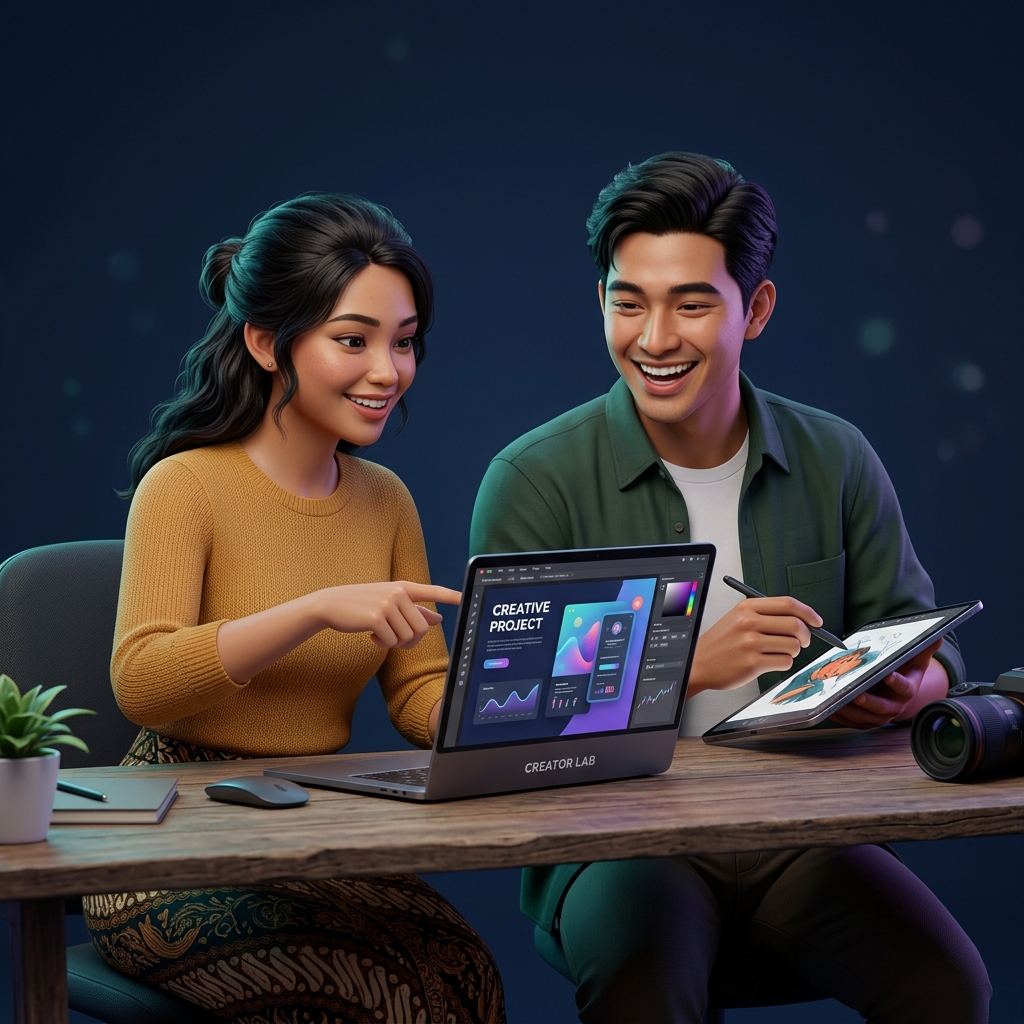 Kolaborasi digital creator Indonesia menyusun produk digital